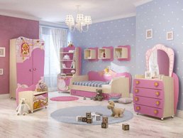 Детская мебель для двоих детей девочек